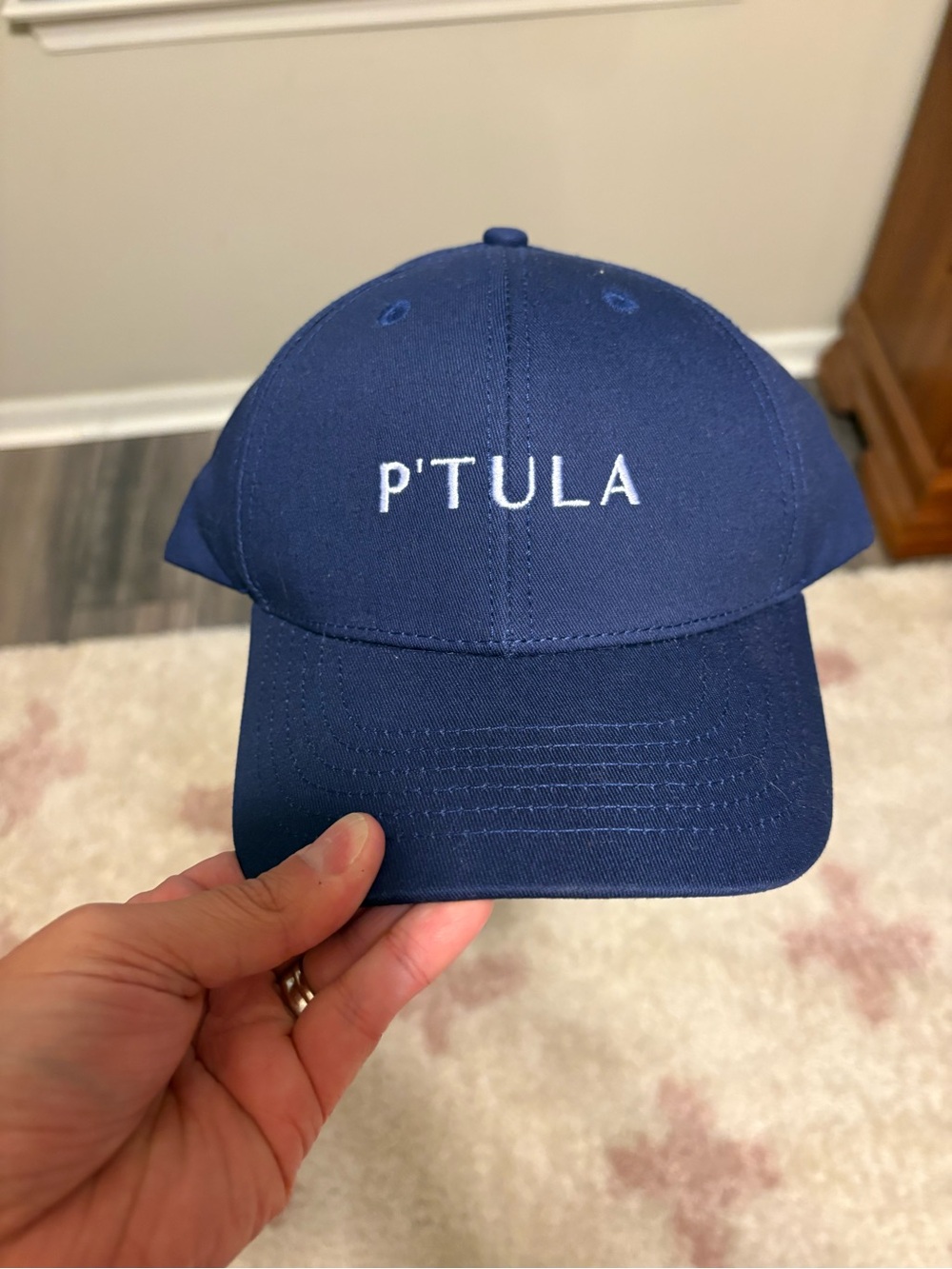 P'Tula Navy Baseball Cap